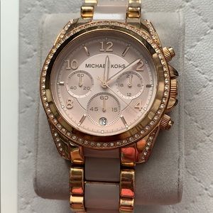 Rose gold Michael Kors watch